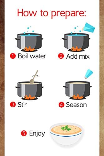 Harmony House Backpacking Soup and Chili Kit (Unseasoned) – 18 Count Variety Pack, Resealable Zip Pouches, For Cooking, Camping