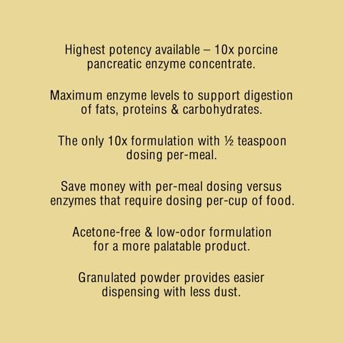 | 10x Digestive Enzymes for Dogs - 8.8 Ounces (250 Grams)
