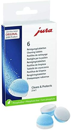 Jura 64308 Cleaning Tablets for All Automatic Coffee Centers, 6-Count