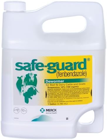 Safe-Guard Dewormer for Goats and Cattle, 10% Fenbendazole Suspension