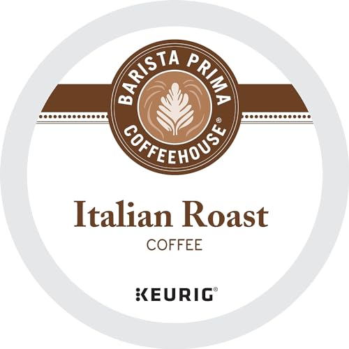 Barista Prima Coffeehouse Medium Dark Roast Extra Bold K-Cup for Keurig Brewers, Colombia Coffee 24 count (Pack of 4) (Packaging May Vary)