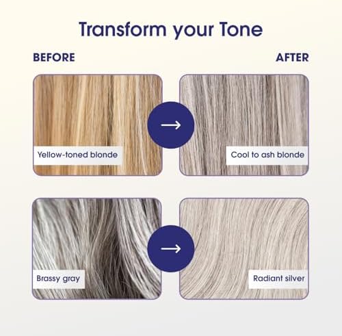 One 'n Only Shiny Silver Purple Shampoo & Blonde Hair Toner, 33.8 oz