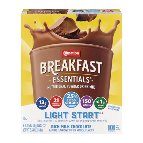 Carnation Breakfast Essentials Light Start Nutritional Powder Drink Mix