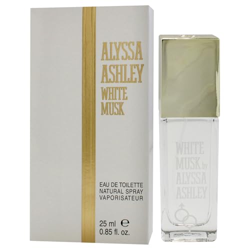Alyssa Ashley White Musk - Luxurious Perfumes for Women with Sicilian Bergamot and Ylang Ylang - Long Lasting Women Perfume - 3.4 oz EDT Spray