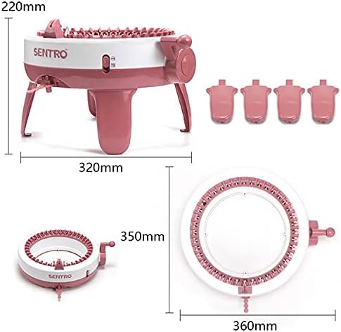 SENTRO 40 Needles Knitting Machine, All-in-One Knitting Loom Machine