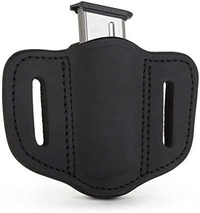 1791 Gunleather Magazine Pouch, OWB Single Stack 45 Leather Mag Holster | Leather magazine holder carries single stack 45 or 1911 mag securely, handcrafted with 100% American steerhide leather