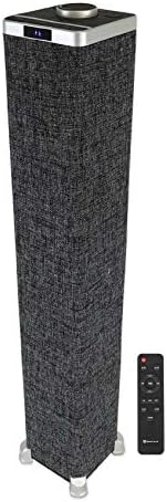 Rockville ONE-Tower Black Bluetooth Tower Speaker with HDMI/Optical/RCA