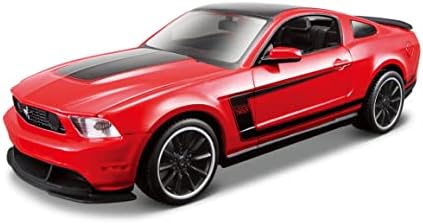 Maisto 1:24 Scale Assembly Line 2012 Ford Mustang Boss 302 Diecast Model Kit (Colors May Vary)