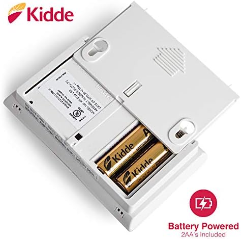 Kidde Carbon Monoxide Detector, AA Battery Powered, Portable for Travel or Home, 85 dB Alarm, LED Status Indicators, 3rd Edition, 6 Pack