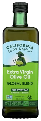 California Olive Ranch, Global Blend Medium Extra Virgin Olive Oil, 1L (Pack of 1)