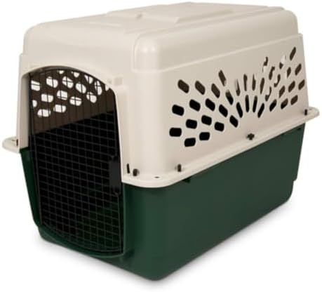 Petmate Ruffmaxx Camouflage Dog Kennel Pet Carrier & Crate 40" (70-90 Lb), Outdoor and Indoor for Large, Medium, and Small Dogs - Made from Recycled Material w/ 360-Degree Ventilation, Made in USA