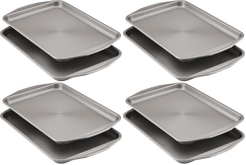 Circulon Nonstick Bakeware Set, Cookie Sheets for Baking Nonstick, 2-Piece, Gray