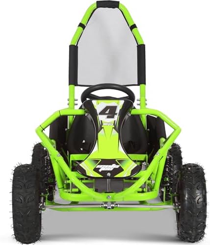 MotoTec Mud 98cc Go Kart Full Suspension Blue