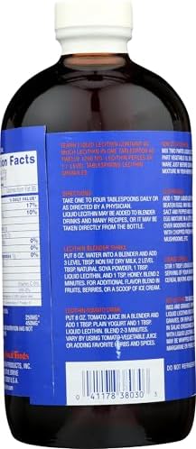 Fearn Natural Foods Liquid Lecithin, 16 Ounce
