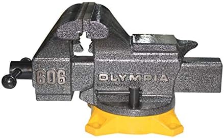 Olympia Tools 38-604 Bench Vise, Workshop Series, 4-Inch, gray