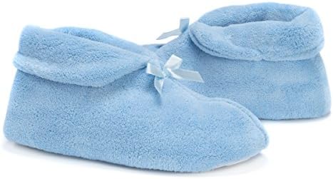 MUK LUKS Women's Terry Cuff Slipper Booties