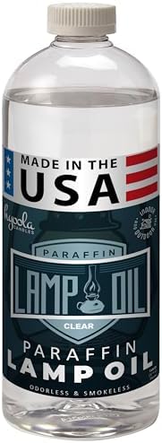 Hyoola Liquid Paraffin Lamp Oil - Clear Smokeless, Odorless, Ultra Clean Burning Fuel for Indoor and Outdoor Use - Highest Purity Available - 32oz