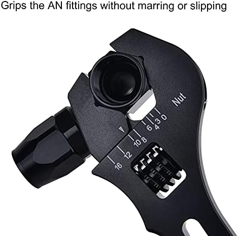 EVIL ENERGY AN Hose Fitting Adjustable Wrench Spanner Lightweight Aluminum 3AN-16AN Blue