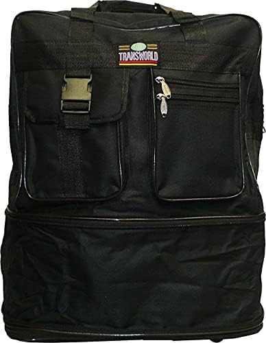 36" Expandable Wheeled Bag Rolling Duffel Spinner Luggage