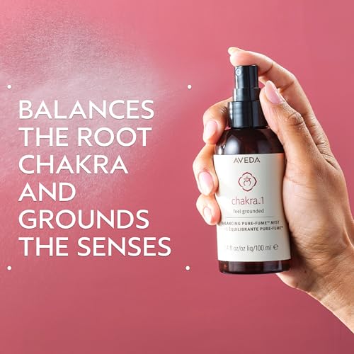 Aveda Chakra 1 Balancing Pure-Fume Mist: Grounded | Body & Room Spray | Balances Root Chakra | With Certified Organic Olibanum, Vetiver, Patchouli