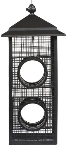 Perky-Pet Fly-Thru Wild Bird Feeder, 2 lb Seed Capacity | All-Metal Construction, Mesh Sides