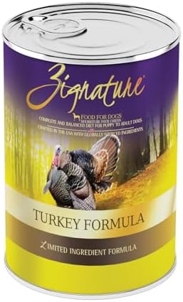 Zignature Turkey Formula Grain-Free Wet Dog Food 13oz, case of 12