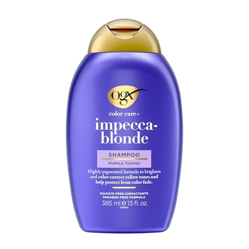 OGX Color Care + Impecca-Blonde Purple Shampoo, 13 fl oz