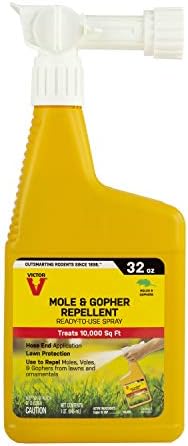 Victor Mole and Gopher Repellent Spray, 32 fl oz Bottle