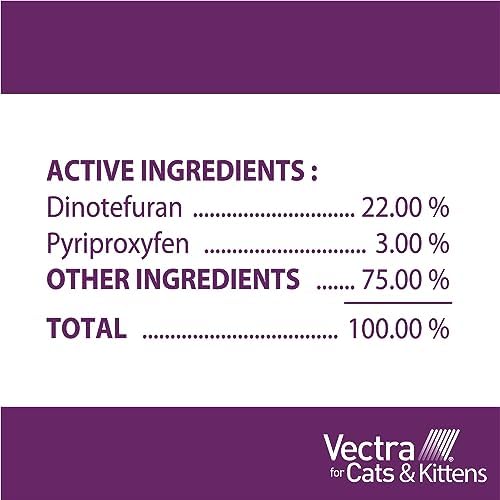 Vectra for Cats Flea Treatment & Prevention for Large Cats (Over 9 lbs.) 6-Month Supply | No Prescription Required