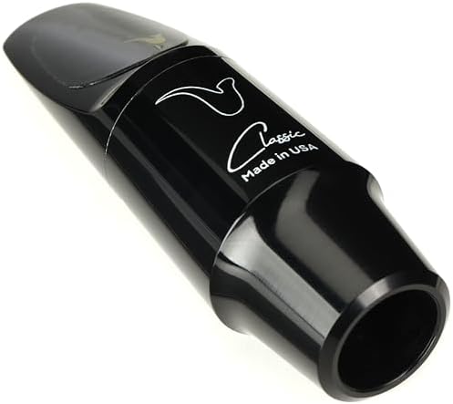 Classic Alto Saxophone Mouthpiece Made in the USA, Hand-Finished, Reed Friendly. Ideal for beginners in Concert band