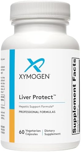 XYMOGEN Liver Protect - Liver Health & Antioxidant Support Supplement* - Milk Thistle, Alpha-Lipoic Acid, NAC & Selenium - Gluten-Free & Vegetarian - 120 Capsules