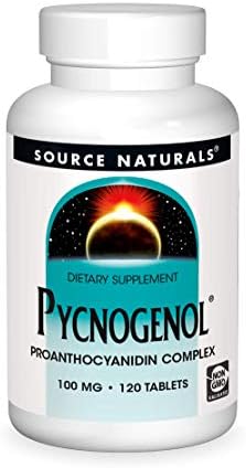 Source Naturals Pycnogenol 100 mg Proanthocyanidin Complex - 60 Tablets