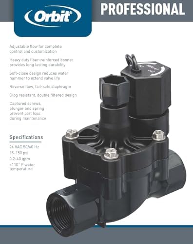 Orbit 57280 3/4" FPT L-Series Automatic Sprinkler Valve