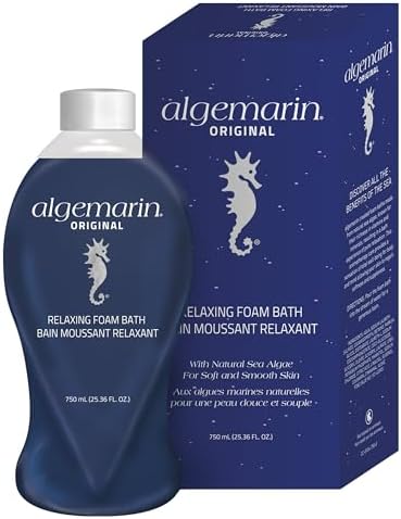 Algemarin Original Scent Foam Bath – European Sea Aromatherapy (1-Pack, 750 ml)