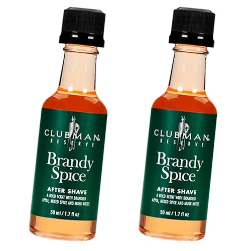 Clubman Reserve Brandy Spice After Shave Lotion – Bold, Masculine Fragrance, Aftershave for Men, 6 oz