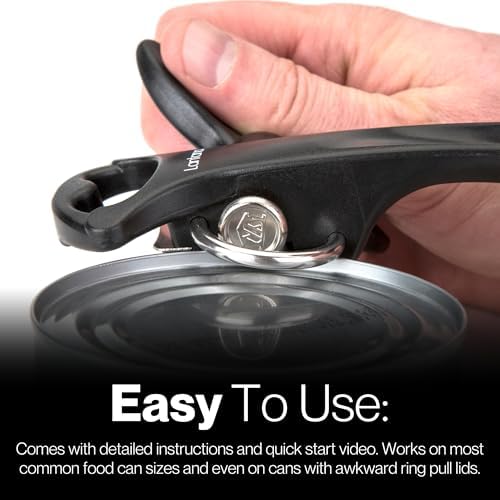 Lantana Can Opener (Smooth Edge/Safety), Handheld Manual, Bottle Cap Lifter