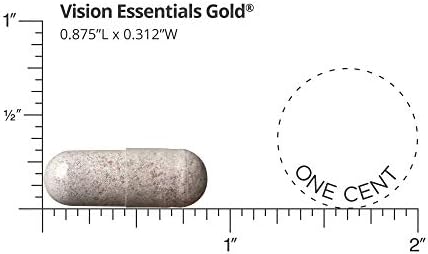 Dr. Whitaker's Vision Essentials Gold with Lutein, Zeaxanthin and Taurine | 120 Capsules | Macular and Eye Health Supplement