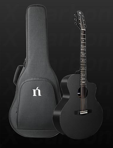 Natasha Carbon Fiber Acoustic Guitar 41-inch Steel-string Guitarra Durable 6-string Guitar