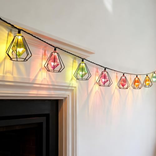 Vigdur Pineapple String Lights, 10FT Multicolor Patio Lights Outdoor