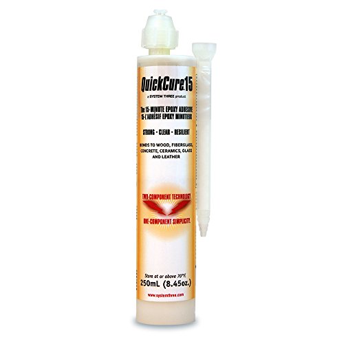 System Three Quick Cure 15 Epoxy Adhesive, 1 Pt Bottle Kit, Amber