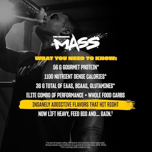 Mutant Mass Weight Gainer Protein Powder, Chocolate Fudge Brownie, 15 lb
