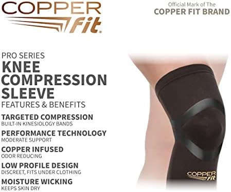 Copper Fit Pro Series Knee Compression Sleeve