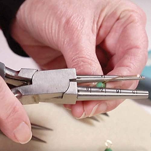 The Beadsmith Vintaj Loop Rite Pliers – Make Perfect Wire Loops in 7 Sizes (2–8mm), Jewelry Making Tool for Jump Rings