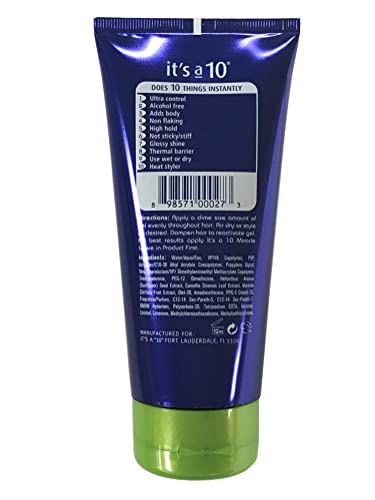 It's a 10 Haircare Miracle Firm Hold Gel, 5 fl. oz. (Pack of 1)