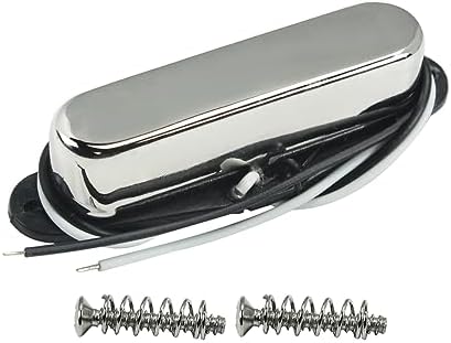 FLEOR Alnico 5 Guitar Pickups - TL Bridge & Neck Pickup (Chrome) for TL Style Guitar