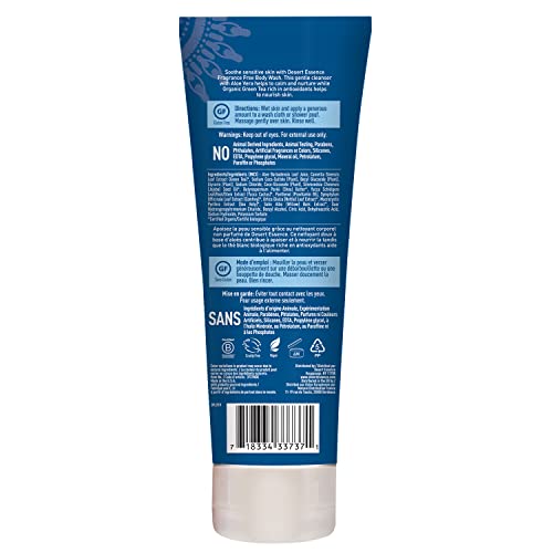 Desert Essence Fragrance Free Body Wash for Sensitive Skin, 8 fl oz | Washes away daily buildup while helping preserve a calm, soft and comfortably conditioned feel.