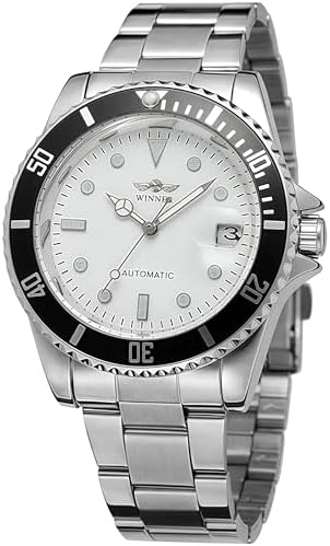 MASTOP Mens Automatic Mechanical Watches Stainless Steel Waterproof Luxury Watch for Men Reloj Automático para Hombre