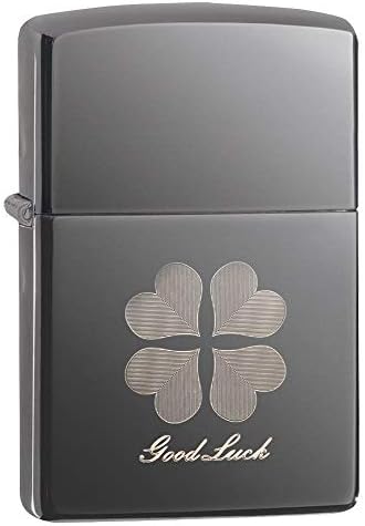 Zippo Clover Design Pocket Lighter, High Polish Chrome, One Size (ZO24699)