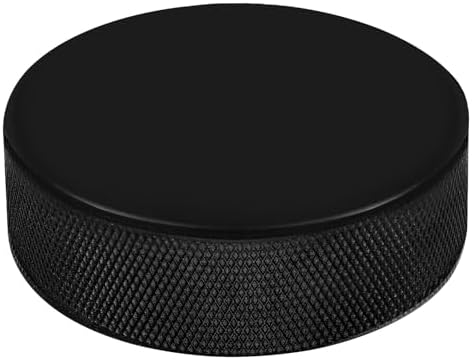 18 Pack Ice Hockey Pucks with 3 Reusable Mesh Bag, Official Regulation, Diameter 3", Thickness 1", 6oz, Black