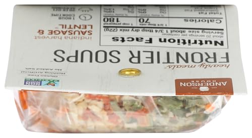 Frontier Soups Hearty Meals Indiana Harvest Sausage Lentil Soup Mix, 16 Ounce